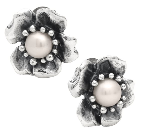 Orecchini Giovanni Raspini Donna Magnolia in Argento Perla 12633 - 12633